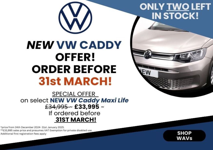 £1000 price drop on VW Caddy Poster