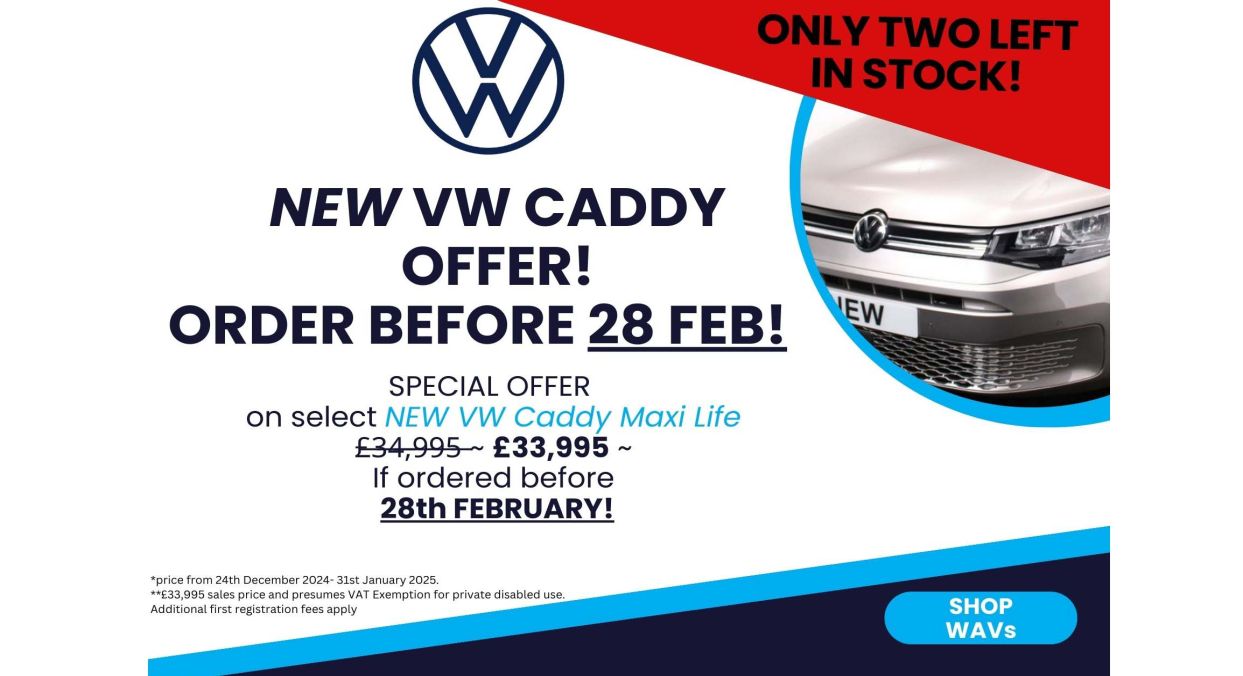 VW Caddy £1000 off