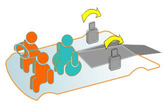 Floor Plan Wheelchair van with ramp