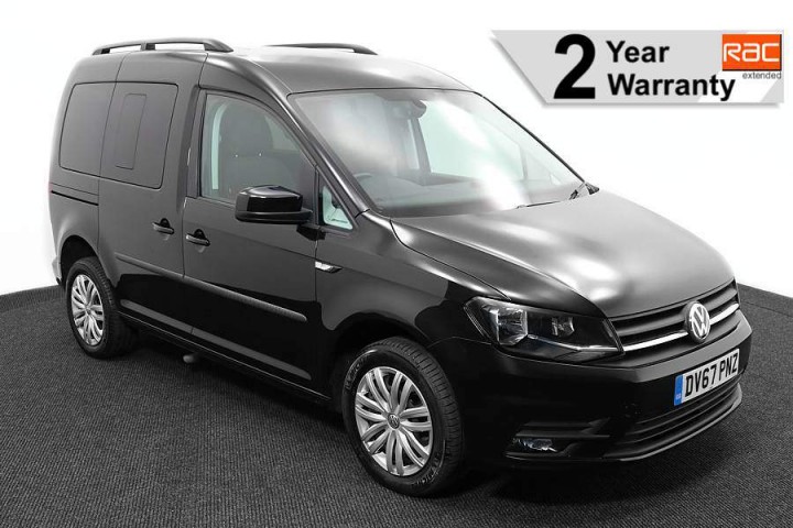 Wheelchair Accessible Vehicle VW Caddy Black DV67PNZ 2B