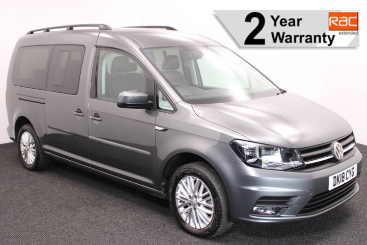 Used wheelchair accessible vehicle for sale VW Caddy Grey DK18CVG 1 RAC Warranty