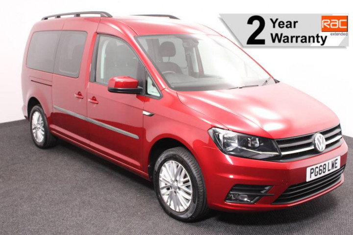 Used wav for sale VW Caddy red PG68LWE 1