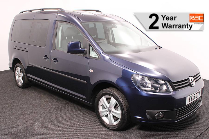 Used WAV for sale VW Caddy Blue YY15OTV 1