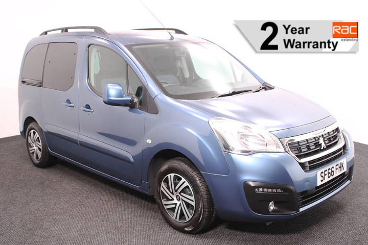 Used wheelchair accessible vehicle for sale Peugeot Partner Blue SF66FHK 1