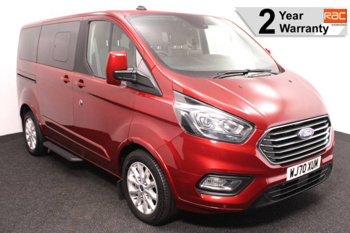 Wheelchair accessible van for sale Ford Tourneo Custom Red WJ60XUM 1