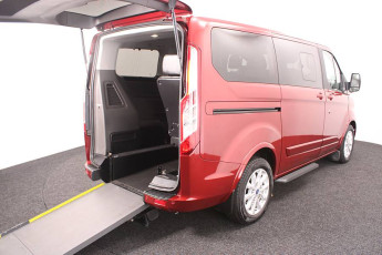 Wheelchair accessible van for sale Ford Tourneo Custom Red WJ60XUM 4