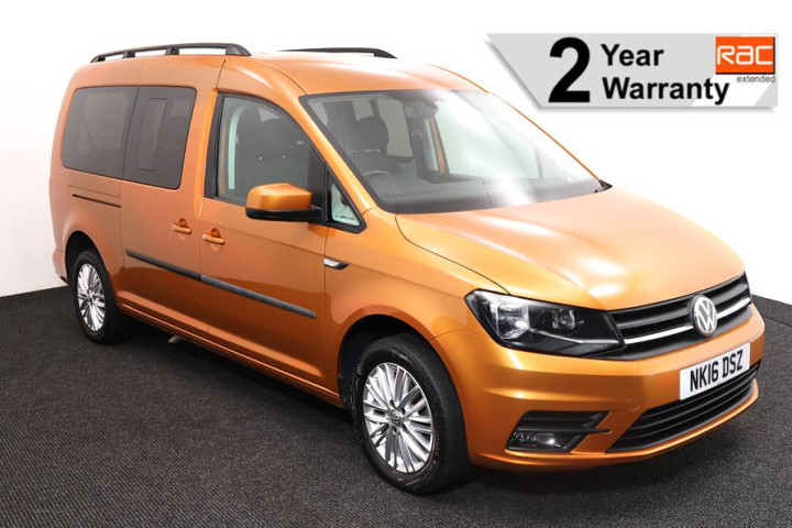 Accessible vans for sale VW Caddy Ramp Orange NK16DSZ 1