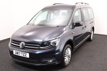 Wheelchair accessible vehicle for sale UK VW caddy Blue GN17TZZ 2