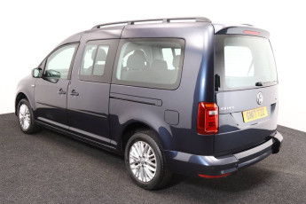 Wheelchair accessible vehicle for sale UK VW caddy Blue GN17TZZ 3