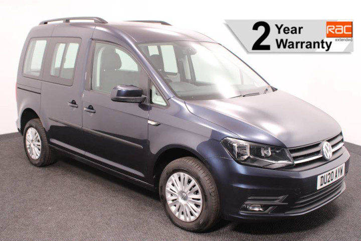 Used wheelchair accessible vehicles for sale VW Caddy Blue DU20AYM 1