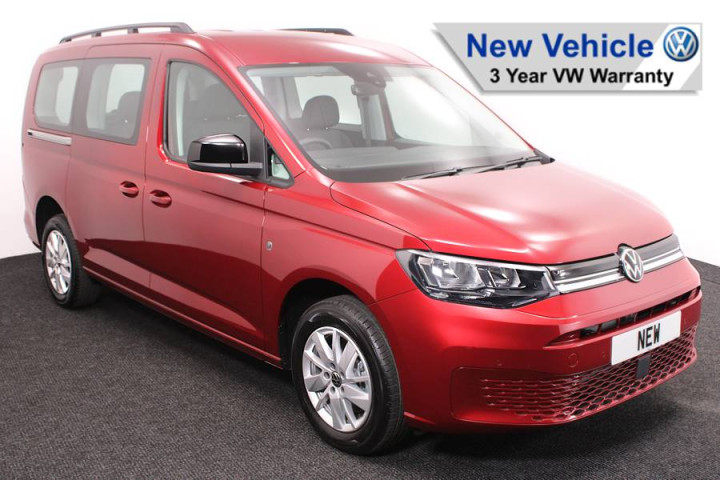 Wheelchair accessible vehicle VW Caddy New Red 1 v2