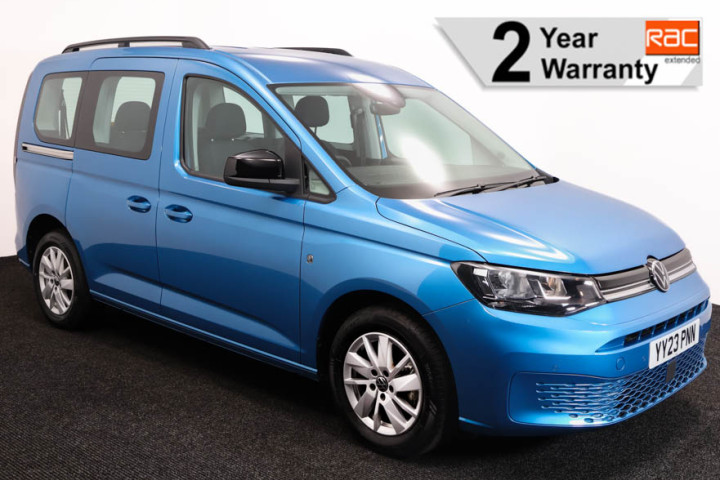 Wheelchair accessible vehicle for sale VW Caddy Blue 23 1