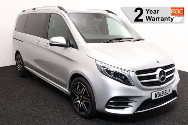 Used wavs Mercedes v class Silver wu19elv 1