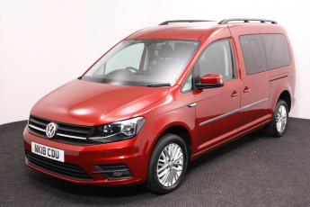 Wheelchair car sales VW CADDY Red NK18CDU 2