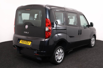 Wheelchair accessible vehicle for sale Fiat Doblo Black YX13EOJ 3