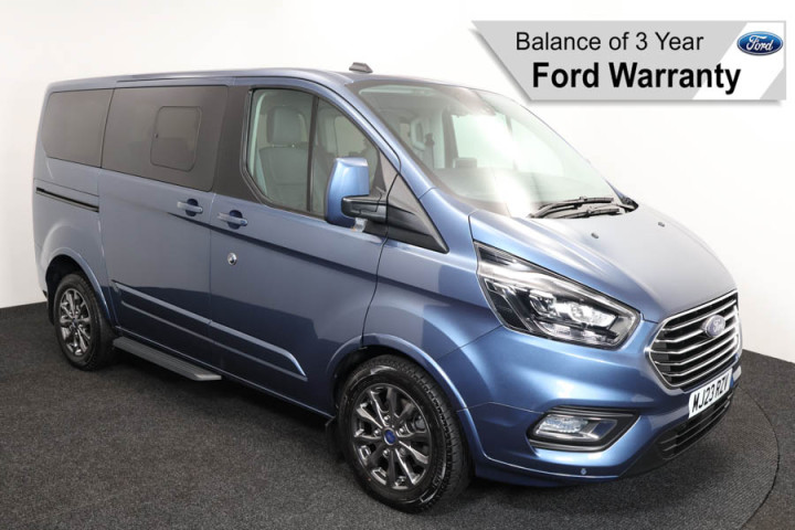 Wheelchair accessible van Ford Tourneo Custom Blue MJ23RZV 1