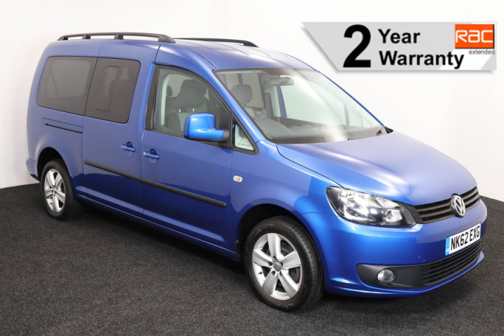 WAVs for sale VW Caddy blue NK62EXG 1