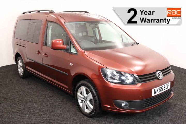 Used WAVs for sale VW Caddy Red NK65BCF 1