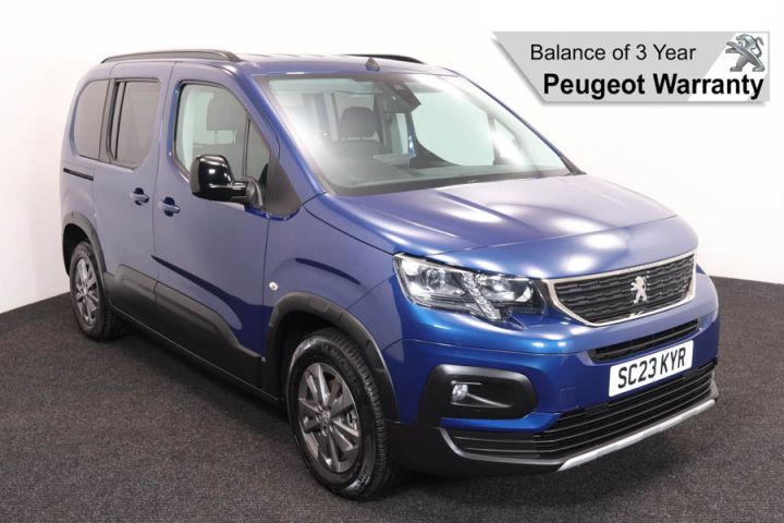 Wheelchair accessible vehicle Peugeot Rifter Blue 1